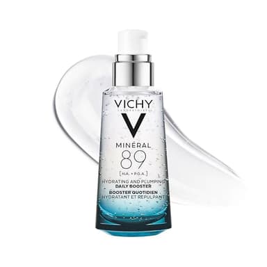 VICHY Mineral 89 Booster, Hyaluronic Acid Serum, Skin Barrier Repair, 1.7oz