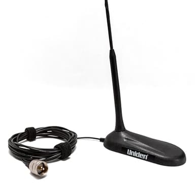 Uniden Magnetic Mount 18-inch CB Radio Antenna, Pre-Tuned, Low Profile Aerodynamic Design with Heavy Duty Magnet, for use on Cars, Trucks, SUV’s, Vans, RV's, and ATV’s, Model: BCATPL259-19