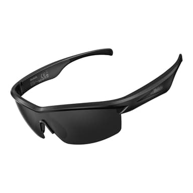 Bluetooth Audio Smart Glasses for Cycling & Running | Polarized Sports Sunglasses with Open-Ear Speakers, Hands-Free Calls, Voice Assistant, UV Protection, IPX5 Waterproof for Hiking, Driving, Fishing
