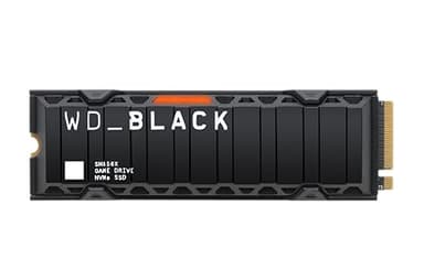 WD_Black SN850X 8TB NVMe SSD with Heatsink - M.2 2280, Up to 7,300 MB/s Read speeds, Up to 6,300 MB/s Write speeds, Gaming Expansion, High Performance Internal Solid State Drive - WDS800T2XHE
