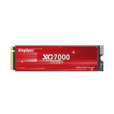 KingSpec XG7000 8TB NVMe SSD PCIe 4.0-7400MB/s Read Speed, 3D TLC NAND M.2 2280 Internal SSD, Compatible with Gaming PC, Laptop, PS5 Console