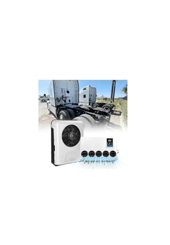 12V Air Conditioner 12000BTU, Mini Split 12 Volt Air Conditioner, Semi Truck APU 12 Volt DC AC, Rapid Cooling for Big Rig Sleeper, Semi Trucks, Pickup, RV, Vans, Buses