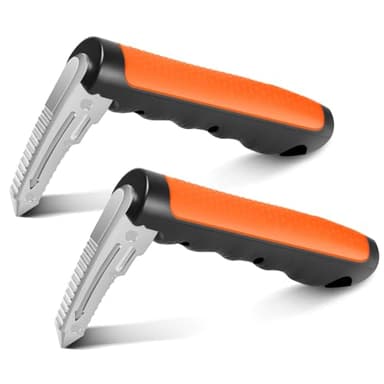 Kaiedos Car Door Handle for Elderly - 2025 New 3-in-1 Car Handle Assist, 2 Pack Auto Cane Portable Vehicle Support Handle Door Assist Bar, Max Load 500 Lbs, Anti-Slip Design (Orange-2-Pack Car Handle)