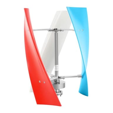 LXYIUTRW Bepritm 400W Wind Turbine Generator Kit, 3 Blades Wind Power Generator 12V Vertical Axis Wind Turbine Generator Kit with Controller, Ultra-Quiet Design for Home, Boats, Street Lighting