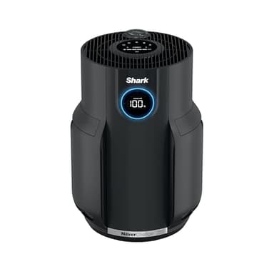 Shark Air Purifier for Home, NeverChange, for Large Room, HEPA-Exceeding Filter, Captures Pollutants, Pet Dander, Dust, Odor, Smoke, and More, Odor Neutralizer, HP152, Charcoal