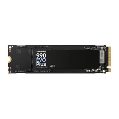 Samsung 990 EVO Plus SSD 4TB, PCIe Gen 4x4 | Gen 5x2 M.2, Speeds Up-to 7,250 MB/s, Upgrade Storage for PC/Laptops, HMB Technology and Intelligent Turbowrite 2.0, (MZ-V9S4T0B/AM)