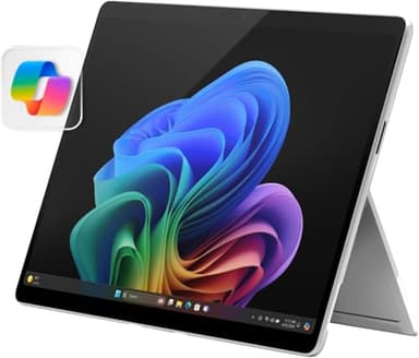 Microsoft Surface Pro 2-in-1 Laptop/Tablet (2024), Windows 11 Copilot+ PC, 13" Touchscreen OLED Display, Snapdragon X Elite (12 Core), 16GB RAM, 512GB Storage, 5G Connectivity, Platinum