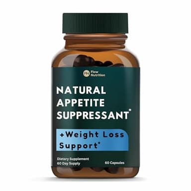 Natural Appetite Support Supplement for Women & Men, Clinically Studied Formula to Help Control Hunger & Cravings Naturally, Support Healthy Hormonal Balance, Holistic Daily Wellness โ 60 Capsules