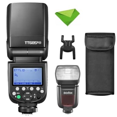 Godox TT685II-N I-TTL Flash for Nikon Speedlight Speedlite Camera Flash HSS 1/8000s Speedlite Flash,2.4G Wireless X System Compatible for Nikon D800 D700 D7100 D7000 D5200 D5000 (Upgraded TT685-N)