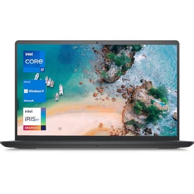 Dell Inspiron 3520 15.6" FHD Laptop, Intel Core i7-1255U Processor, 32GB RAM, 1TB SSD, Webcam, HDMI, SD-Card Slot, Wi-Fi 6, Windows 11 Home, Black