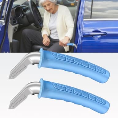 EILITWAY 2 Pack Car Door Handle for Elderly Car Handle Assist Portable Vehicle Support Handle for Easy Sit to Stand Assistance Auto Cane for Seniors and Handicapped Supports Up to 450 Pounds