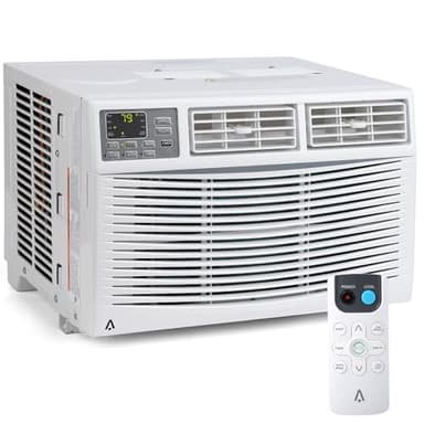 10000 BTU Window Air Conditioner with WiFi, Window AC Unit Cools Up to 450 Sq. Ft with Cooling, Dehumidifier, 3 Fan Speed, Energy Saving with Remote & App Control & Timer Function, Perfect for Room
