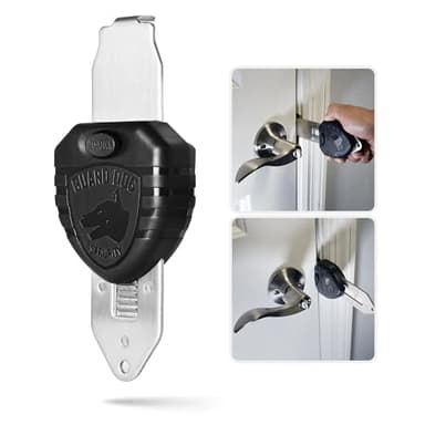 Guard Dog Security Blocklock Portable Door Lock, Hotel Door Locks for Travelers Security, Tough, Durable, Apartment Door Security, Home Security, Travel Essentials, Easy to Use