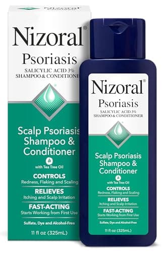 Nizoral Psoriasis Shampoo & Conditioner - Effective Scalp Psoriasis Treatment, 11 Ounce