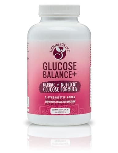 Glucose Balance- Blood Sugar Support Supplement with Chromium, Riboflavin, Vitamin C, Vanadium, Banaba Leaf, Bitter Melon, Chaste Tree Berry, Huckleberry, and French Lilac for a Blood Sugar Complex