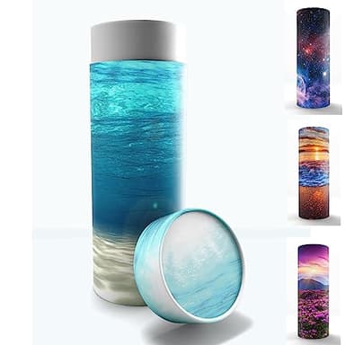 Oceanic Scattering Scattering Tubes for Human Ashes TSA Approved Scattering Urn and Eco-Friendly Biodegradable Urns for Human Ashes & Biodegradable Urn for Burial at Sea