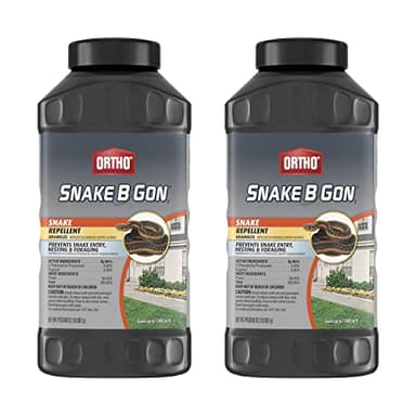 Ortho Snake B Gon1 Repellent Granules, Snake Repellent for Yard - No-Stink Formula, Covers Up to 1,440 sq. ft., 2 lbs. (2-pack)