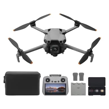 DJI Mini 5 Pro Fly More Combo with DJI RC 2, Drone with Camera, 1-Inch CMOS, 4K Drone for Beginners with Omnidirectional Obstacle Sensing, ActiveTrack 360°, 225° Gimbal Rotation, 3 Batteries