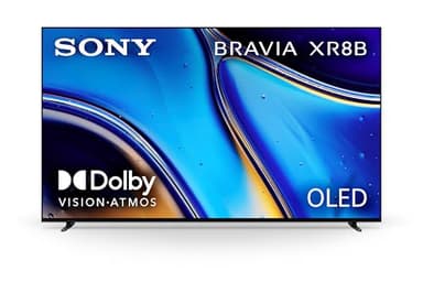Sony 55 Inch OLED 4K Ultra HD TV BRAVIA XR8B Smart Google TV with Dolby Vision HDR and Exclusive Features for PlayStation® 5 (K-55XR8B)