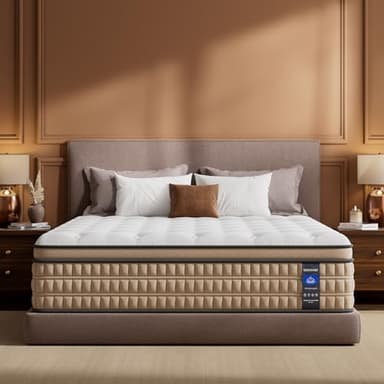 BedStory Extra Firm Queen Mattress 14 inch - Pain-Relieving Hybrid Mattress for Extra Lumbar & Hip Support - No Sagging Bed in a Box - 365-Night Trial - No Odor, Fiberglass-Free, CertiPUR-US Certified