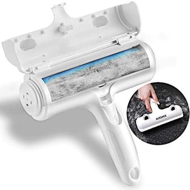 ACE2ACE Pet Hair Removal Tool, Reusable Lint Roller for Pet Hair, Self Clean Cat Hair Remover with Dust Bin, Dog Hair Remover for Couch, Furniture, Carpet, Sofa and Bedding