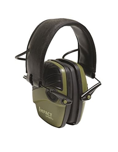 Howard Leight Impact Sport Sound Amplification Electronic Earmuff, Green (R - 01526)