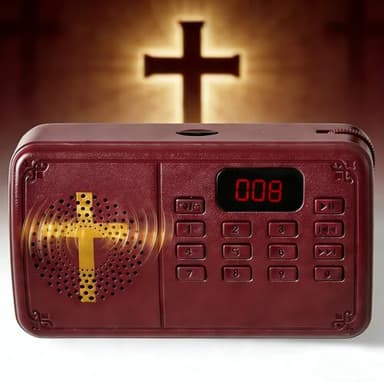 KJV Audio Bible Player for Seniors - Talking Electronic Bible with Old & New Testament (King James Version), Audible Audiobook for Grandma, Mother, Grandfather, Father