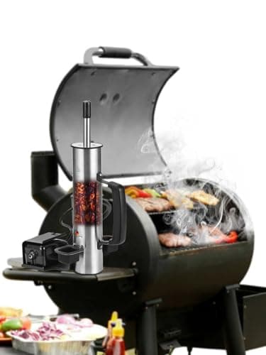 2026 Advanced Cold Smoke Generator, Tube for Pellet Smoker Upgrade, Smoker Attachment for Gas Grilling, Portable Cordless Electric, Hot or Cold Smoking: Fits Weber, Traeger, Pit Boss, East Oak ect...