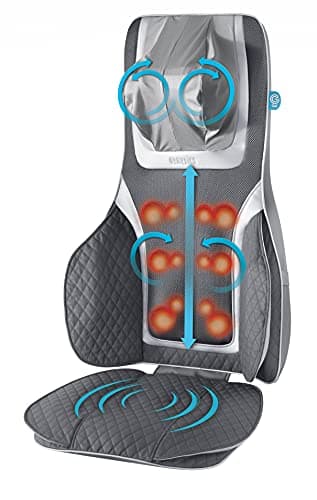 Homedics Gentle Touch Gel Deluxe Shiatsu Neck, Shoulder and Back Massage Cushion with Heat