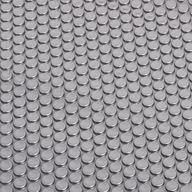 Hot Tub Bubble Blanket - 8 x 8 FT 16-Mil Square Pool Spa Solar Cover | Heavy Duty Floating Heat Retaining Thermal Blanket for Insulating Solar Heating (Gray)
