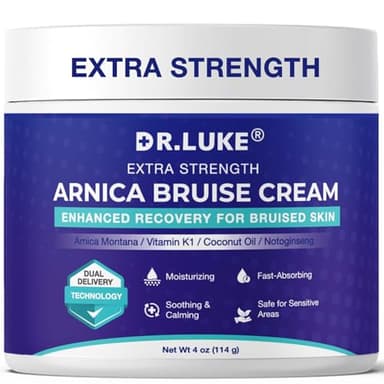 Arnica Bruise Cream Extra Strength: Fast Healing Arnica Cream for Bruising Swelling Thin Skin-Enhanced Recovery Vitamin K Creams With Arnica Montana, VK, C&E– Soothing Hydrating for senior, Adult, Kid